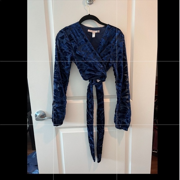 Hutch Velvet Claudia Crop Top - Picture 2 of 16